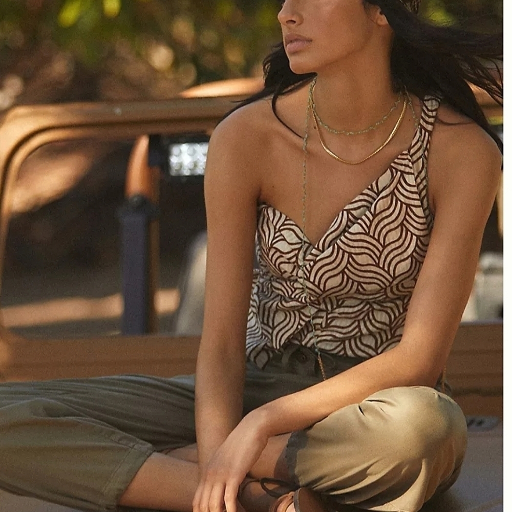 NWT Eva Franco for Anthropologie One Shoulder Blouse